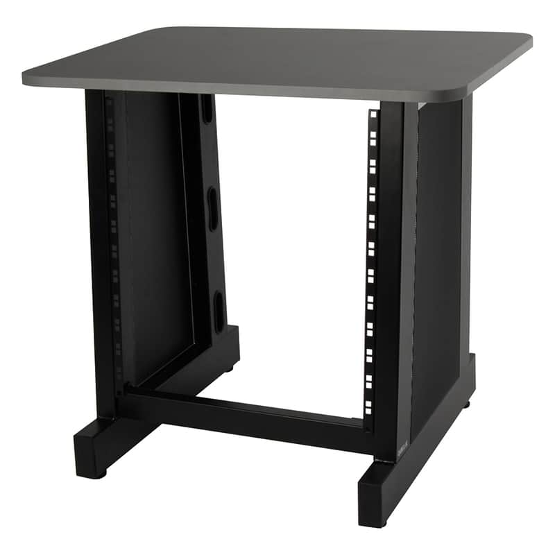 Quik-Lok Z-612BK 12-U Studio Rack Stand image 1