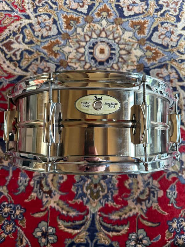 Pearl STS5514 14x5.5" Sensitone Steel Snare Drum image 1