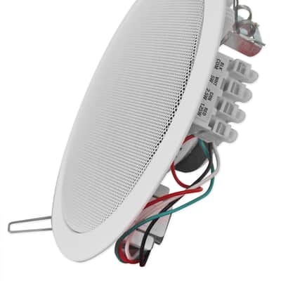 Rockville Commercial/Restaurant Amplifier Amp+2) White Wall+4) Ceiling Speakers image 5
