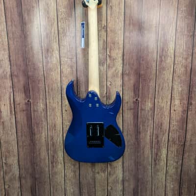 Ibanez GRX70QALTBB Left-Handed Electric Guitar – Transparent Blue Burst image 4