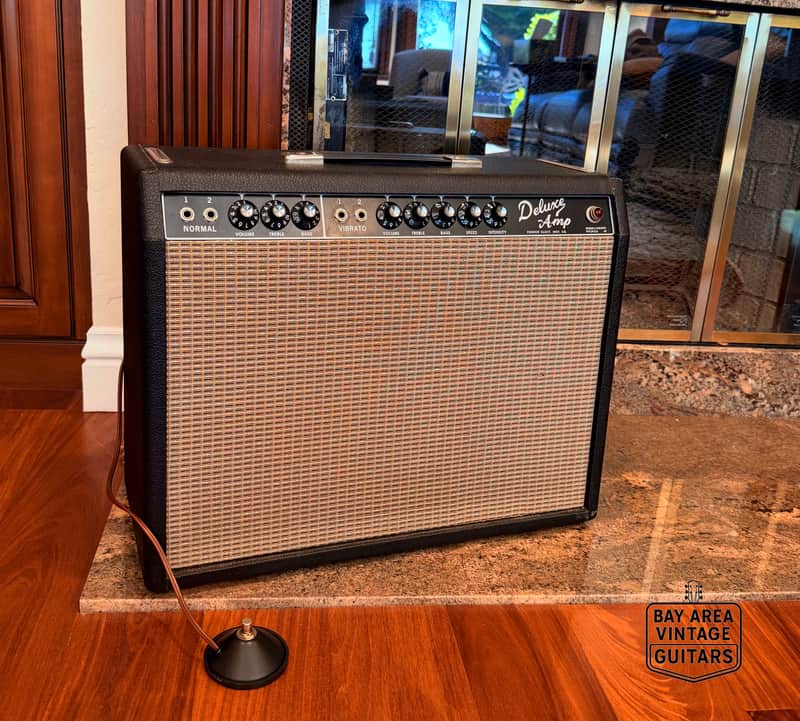 1964 Fender Deluxe Amp AB763 Blackface Combo Amp: All Original | Oxford Speaker | Near Mint! image 1