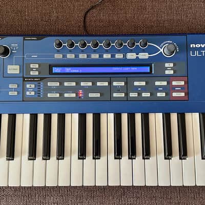 Novation UltraNova 37-Key 20-Voice Synthesizer 2010 - Blue image 2