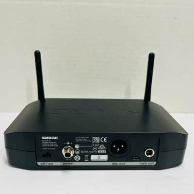 Shure GLXD4=-Z2 GLXD4 Digital Wireless Receiver with Shure PS42US AC Adapter Power Supply for GLXD GLX-D GLXD14 Vocal Mic Guitar Instrument Systems 2400-2483.5MHz image 6
