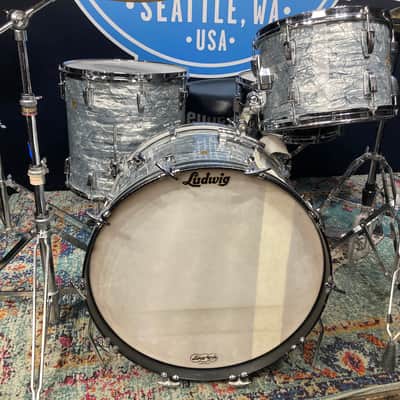 Ludwig, Charlie Watts Played, Super Classic 1968 - Sky Blue Pearl, 22,13,16 image 4