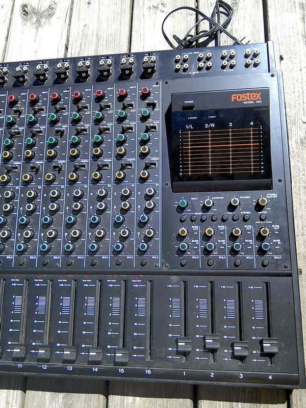 Fostex Model 450 16 Channel Recording Mixer, Exc. Cond. | Reverb