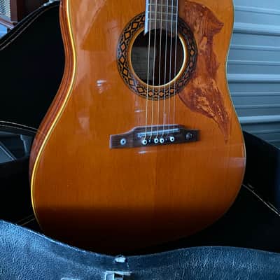 1970 Eko Ranger 6 Six String Acoustic Guitar image 2