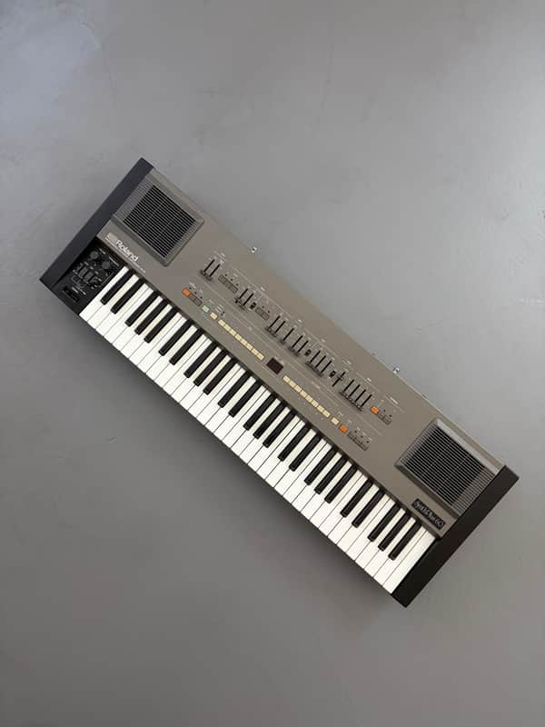 [SERVICED] Roland HS-60 Juno 106 61-Key Programmable Polyphonic Synthesizer 1985 - 1989 - Gray image 1