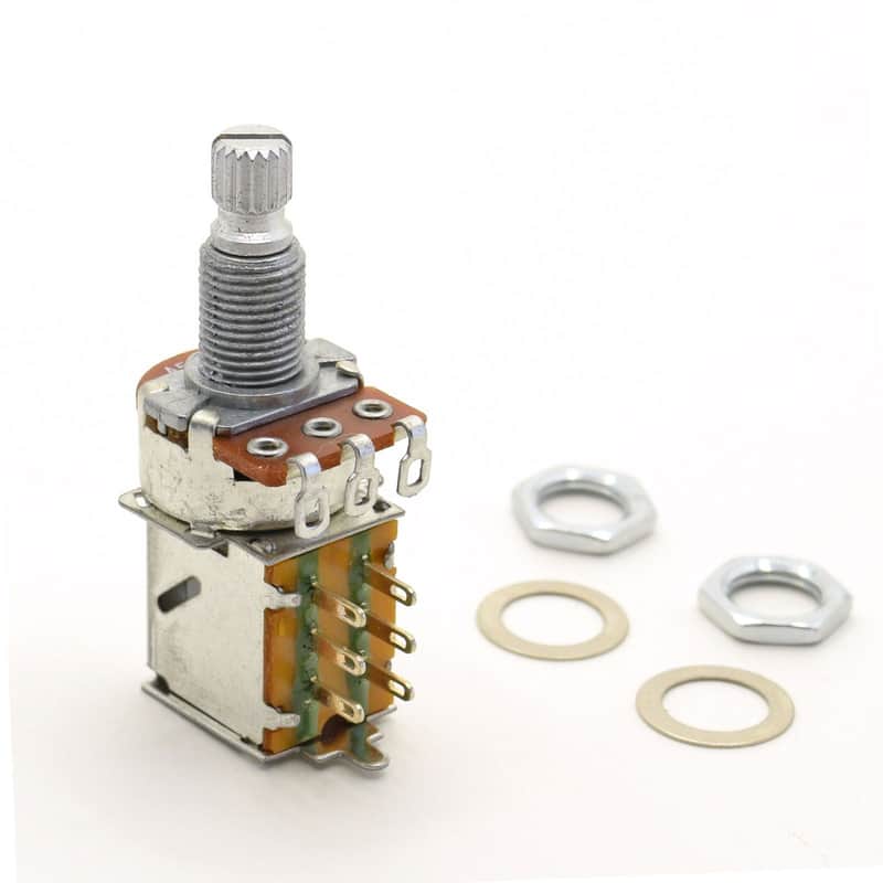 Alpha Potentiometer A500K Audio Push/Pull Pot - Set of 2 image 1