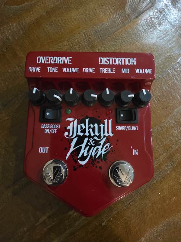 Visual Sound Jekyll & Hyde Overdrive & Distortion V2 2010s - Red image 1