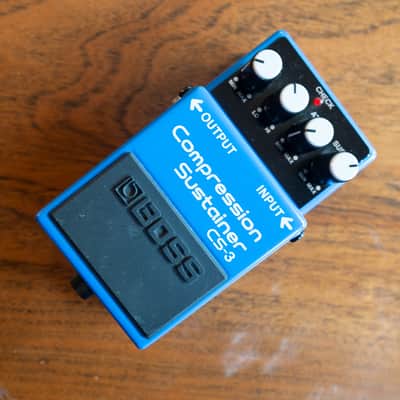 Boss CS-3 Compression Sustainer (Black Label) 1986 - 1992 - Blue image 1