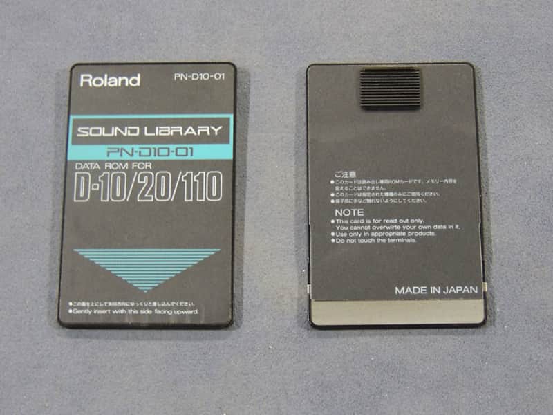 ROLAND SOUND LIBRARY PN-D10-01 音源モジュール Roland PN-D10-01 Sound Library card for D10,D20,D110. | Reverb