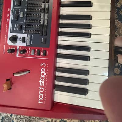 Nord Stage 3 HP76 Hammer Action Portable 76-Key Digital Piano 2017 - Present - Red image 3