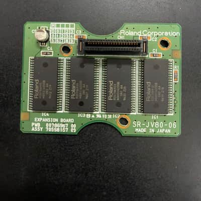 Roland SR-JV80-06 Dance Expansion Board 1990s - Green image 1