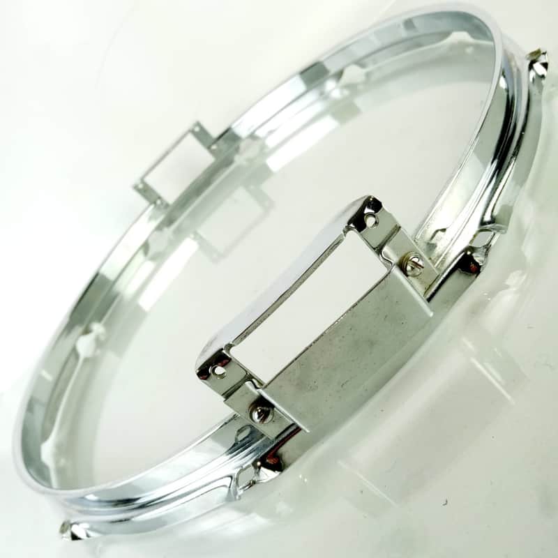 *Rogers 14" Dynasonic Snare Drum Resonant Rim/Hoop 10-Lug Triple-Flange 60s USA* image 1