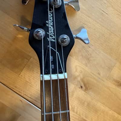 Washburn XB-100 Purple 4 String Electric Bass Guitar image 7