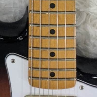 Fender Jimi Hendrix Stratocaster Guitar, Maple Fingerboard, 3-Color Sunburst image 3