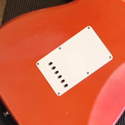 2019 Fender Custom Shop '60 Reissue Stratocaster Electric Guitar Journeyman Relic Candy Apple Red + COA OHSC image 17