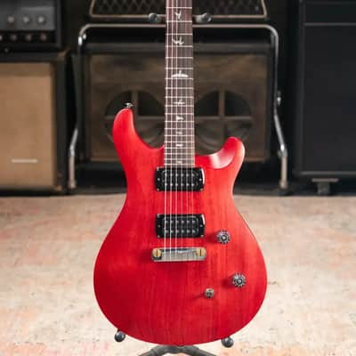 PRS SE CE 24 Solid Body Electric Guitar - Vintage Cherry with Gig Bag image 3