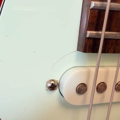 Alvarez Classic Custom HSS Electric Guitar – Red Strat-Style Workhorse Mid-1990s (circa 1995) image 4