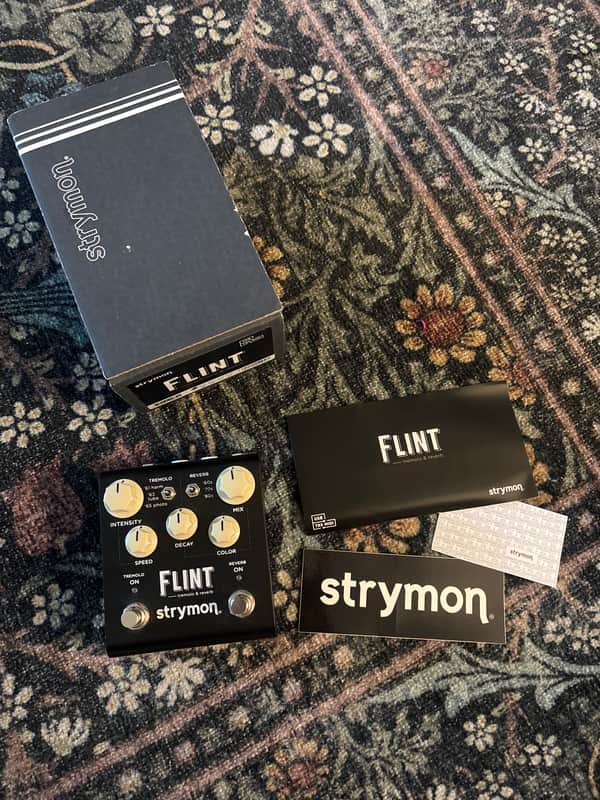 Strymon Flint Reverb and Tremolo V2 2022 - Present - Black image 1