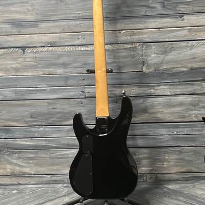 Used Jackson Active 4 String Electric Bass with Gig Bag- Flame Black image 6