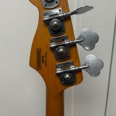 Squier 40th Anniversary Vintage Edition Jazz Bass - Satin Wide 2-Color Sunburst image 5