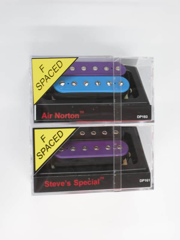 DiMarzio F-s Air Norton BL/PU Steve's Special PU/BK Humbucker Set DP 193 DP 161 image 1