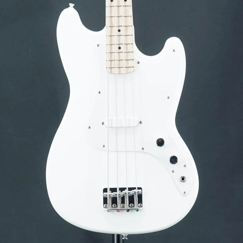 Squier USED Sonic Bronco Bass (Arctic White/Maple) Arctic White