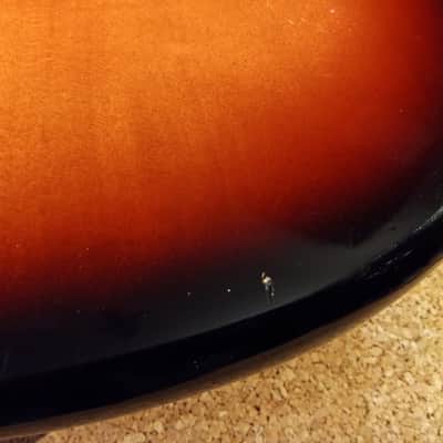 Harmony 57-1401 loaded BODY +neck plate c.1970 sunburst image 16
