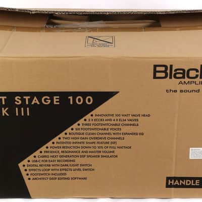 Blackstar HT Stage 100 MK III 100w Electric Guitar Tube Amplifier Head image 8