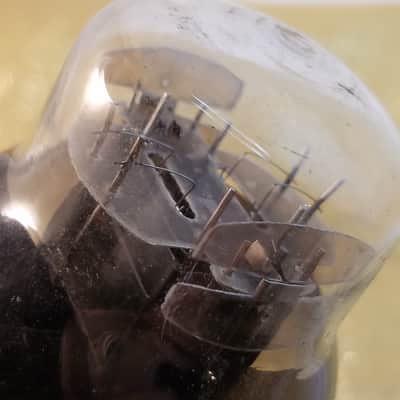 Ken-Rad Tight Matched Pair (2) 2A3 tNOS AT1000 TESTED Vacuum Tubes greyglass dual flat plate hifi Power Triode 1933-1936 image 8