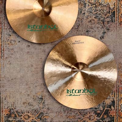 Istanbul Mehmet Horacio EL Negro Hernandez 14” Hihats BRUSHED FINISH 1064 1270 g IMMACULATE image 2