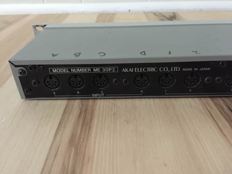 Akai ME30PII Programmable Rack Mount Midi Patch Bay *Works | Reverb