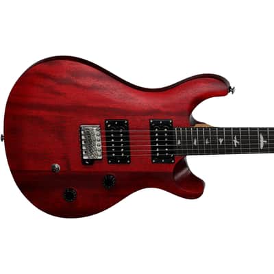 Paul Reed Smith SE CE 24 Standard Satin Guitar w/ PRS Gig Bag - Vintage Cherry image 5