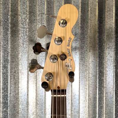 G&L USA Fullerton Deluxe ASAT 4 String Bass Jet Black & Bag #8120 image 3