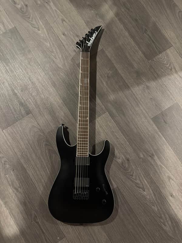 Jackson X Series SLA6 DX Baritone Soloist 2022 - Satin Black image 1
