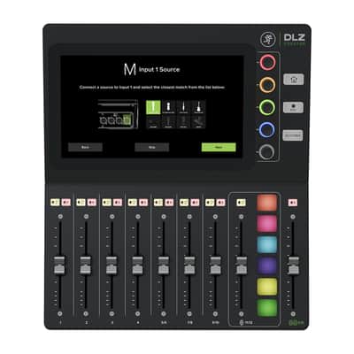 Mackie DLZ Creator Adaptive Digital Mixer with Mix Agent Technology, Bundle with TAPH100 Headphones and 2x XLR Cables image 5