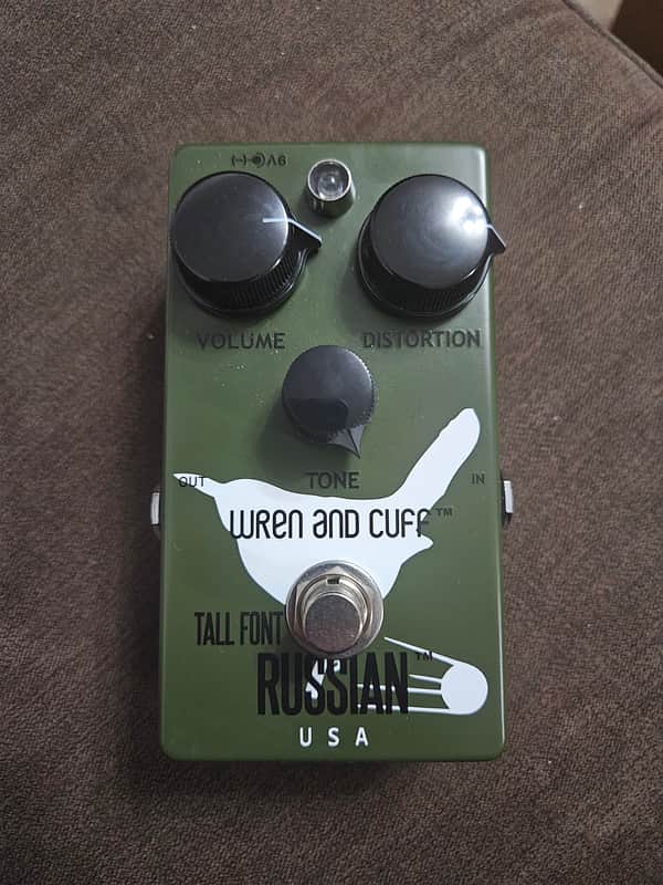 Wren and Cuff Tall Font Russian