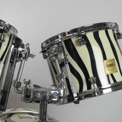 GMS Drum Co. Special Edition Zebra Drum Set image 8