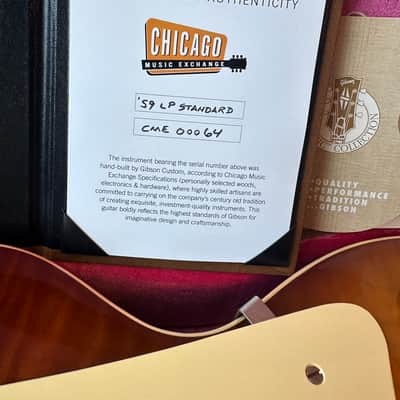 2020 Gibson Custom Shop ‘59 Reissue R9 CME Carmelita Neck - Slow Iced Tea Fade image 23
