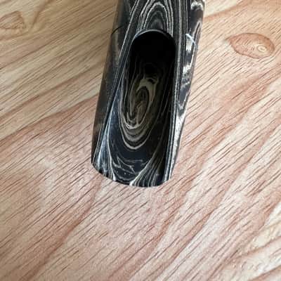 D’Addario  D5M Select Jazz Marble Alto Saxophone Mouthpiece & Rovner Ligature image 3