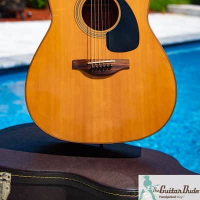 Yamaha  The FG Dreadnought Acoustic - 1992 - w OHSC - Natural - Only 40 Made - PRO SET-UP! - JAPAN image 5