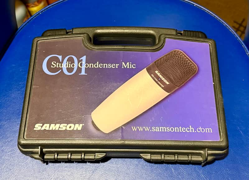 Samson C01 Large Diaphragm Cardioid Condenser Microphone 2010s - Silver image 1