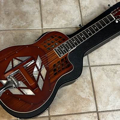 2022 National M1 Tricone Cutaway Resonator Reso Phonic guitar image 2