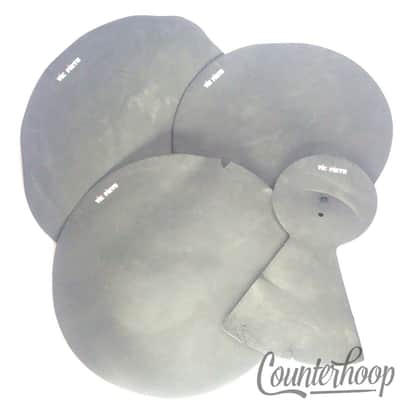 *Vic Firth Sound Off Drum Silencers Pads 13",16"Toms+14"Snare +Cymbal Mutes Set* image 2