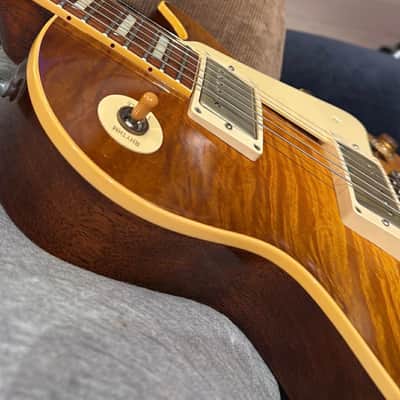 Gibson Custom Shop True Historic '59 Les Paul Reissue 2015 - 2016 - Aged Vintage Cherry Sunburst image 10