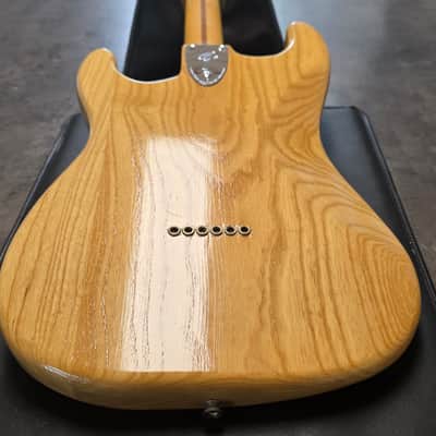 1977 Fender Stratocaster Hardtail Natural Ash Vintage 70s American USA Strat HT Hard Tail 1970's Guitar image 18