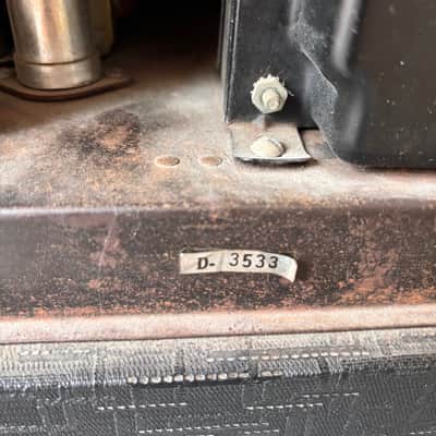 1968 Gretsch Fury 6169 Guitar Tube Amp Head 70 Watts image 9