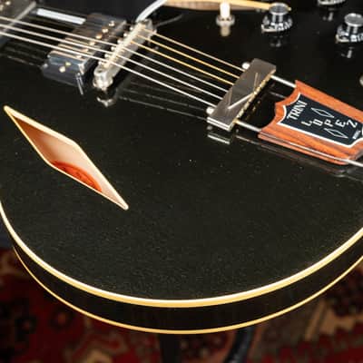 2022 Gibson Custom Shop '64 Trini Lopez Ultra Light Murphy Lab Ebony Finish w/OHSC image 11