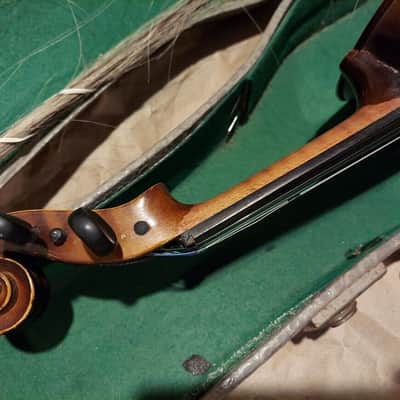 Lignatone Cremonensis sized 3/4 violin with case. Czechoslovakia. Very Good Cond image 8